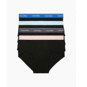 Calvin Klein 4-Pack Classics Brief Cotton Black Mens Multi Color NB4000-913